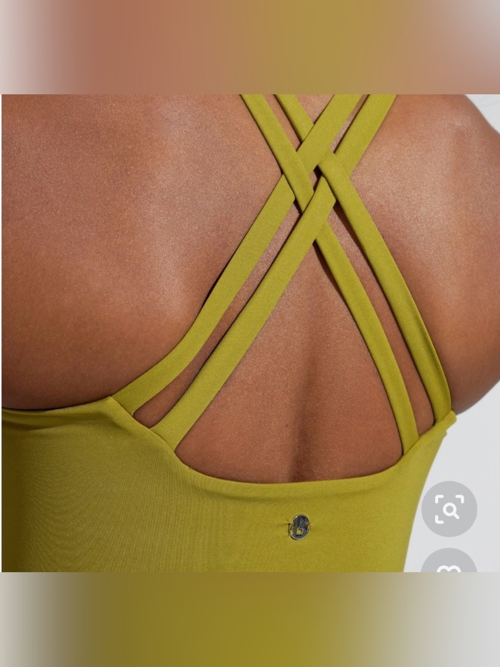 BuffBunny Athletic Athleisure Gym Tennis Pickleball Golf Dazed Dress Green L - Picture 12 of 12